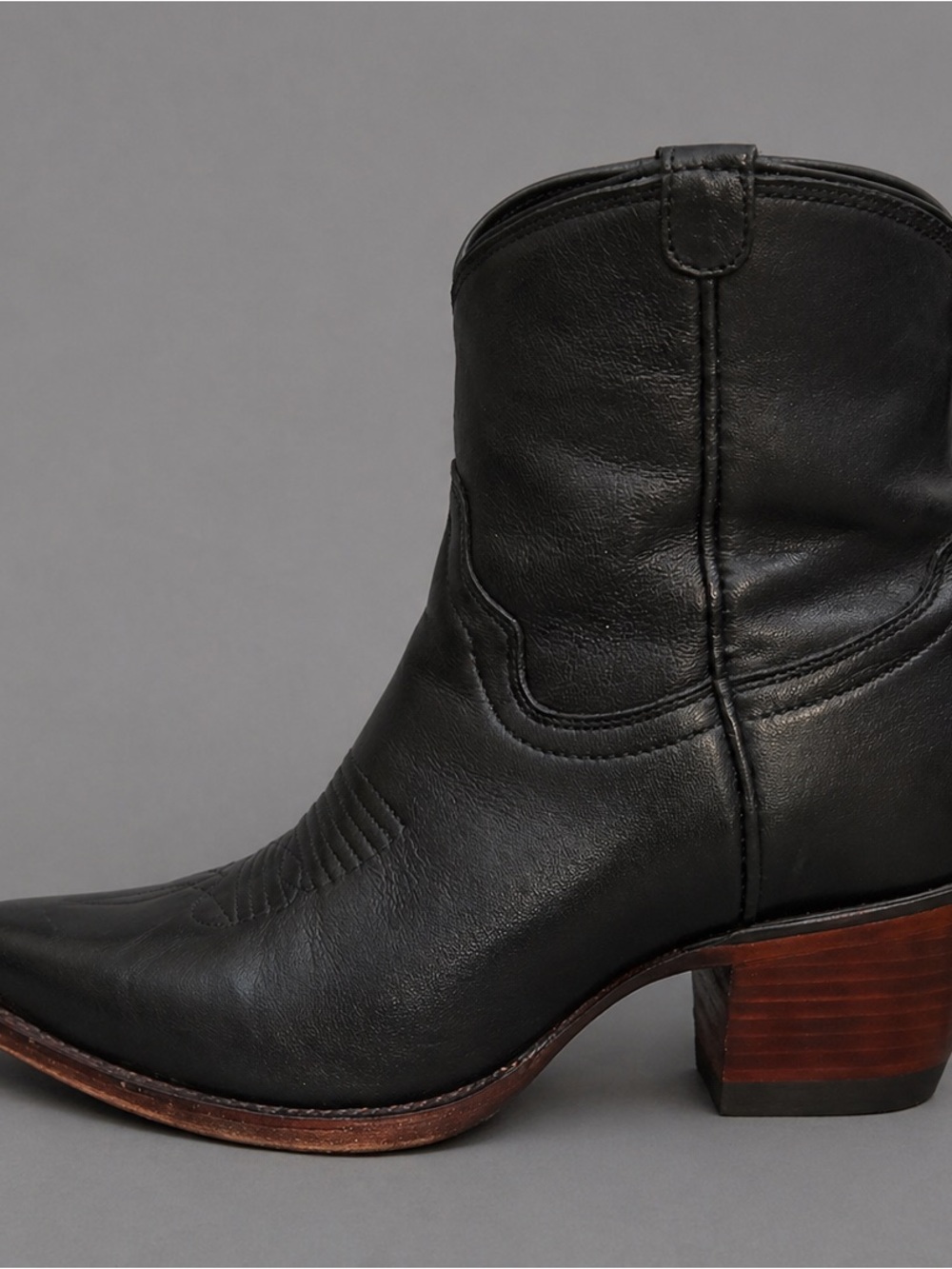 Tecovas The Daisy Boots Black Leather Western Rodeo Ankle Boots Women’s 6.5 - Picture 8 of 15